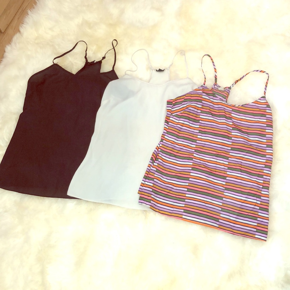 Set of 3 J Crew racerback tank tops